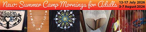 NEW: Summer Creative Camp Mornings for Adults!